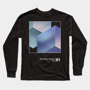 The Durutti Column / Minimal Graphic Design Tribute Long Sleeve T-Shirt